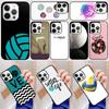 Volejbal Sportovní móda Pouzdro na telefon Zadní kryt pro iPhone 17 Air 16 15 14 13 11 12 Pro Max Plus Fundas Coque