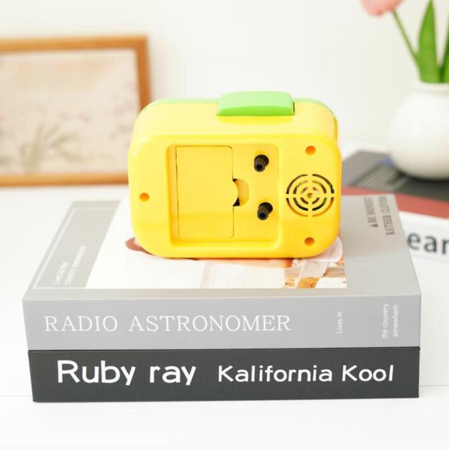 Creative Music Alarm Clock Student Clock Night Light Loud Sound Volume Living Room Desktop Children Bedroom Bedside Home Table Clock