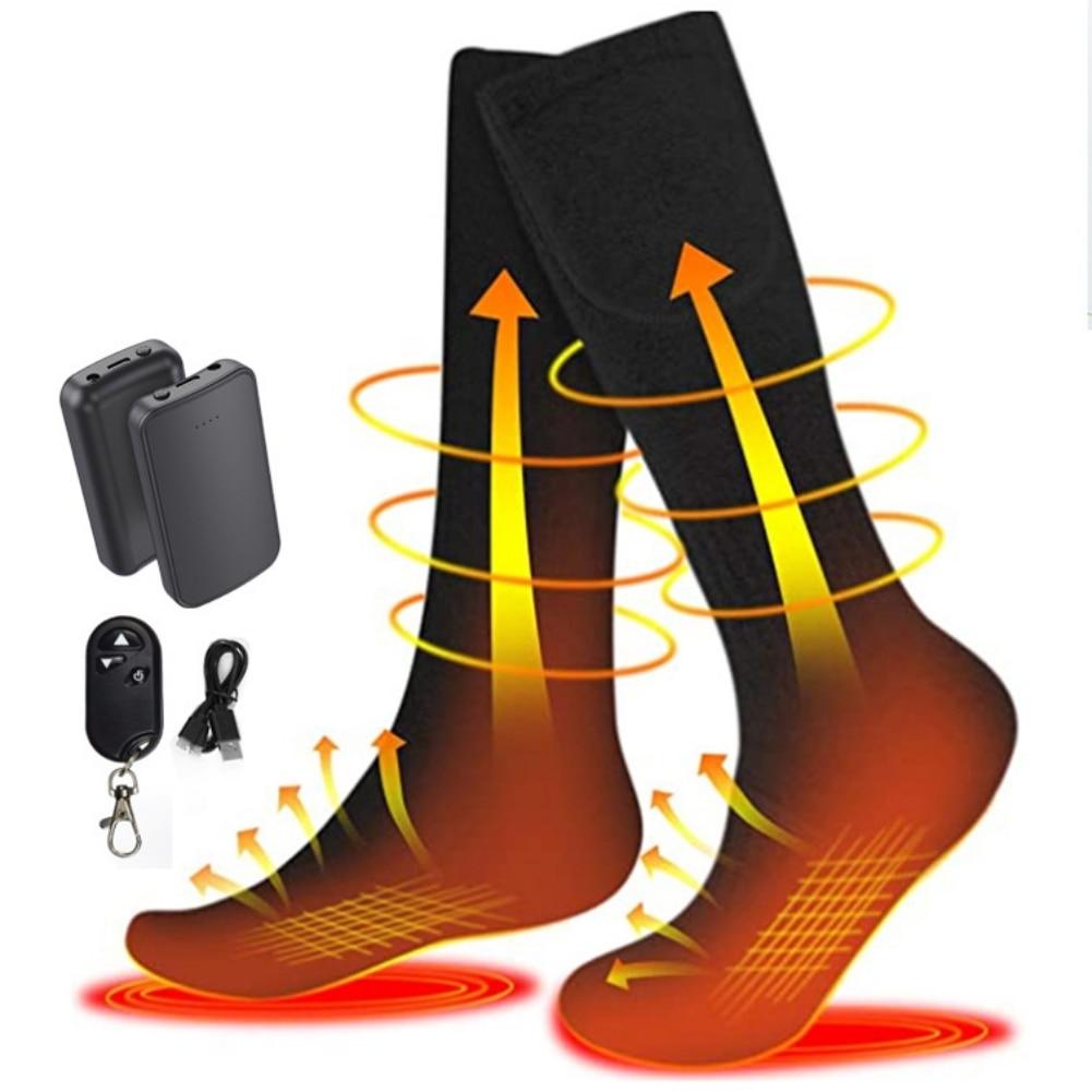 Cheap Heated Socks Battery Thermal Electric Sock for Winter Outdoor Sports Joom