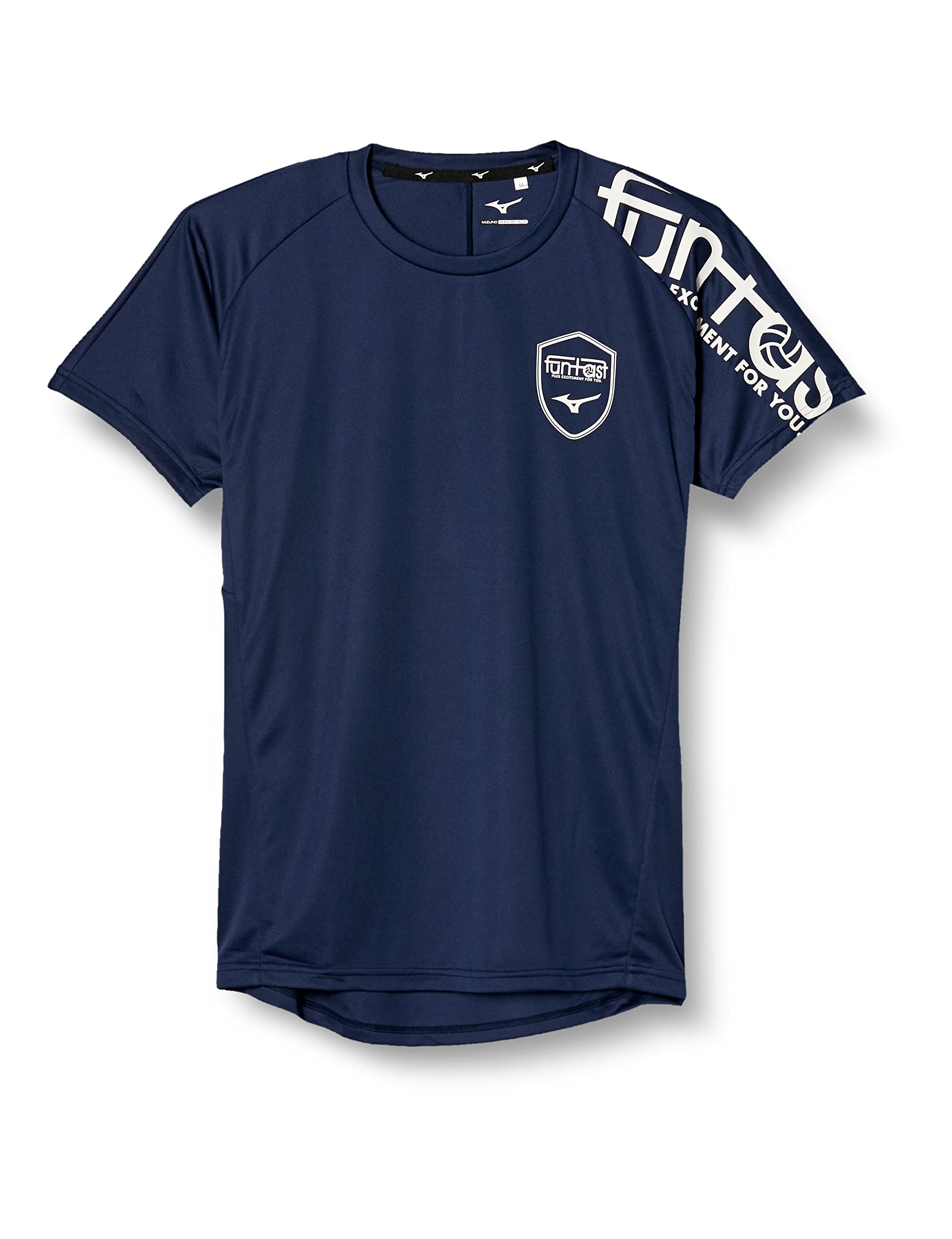 

Mizuno FUNTAST Volleyball Practice Short Move Tech Dress Navy x Size S Shirt, Sleeve, Moisture-Wicking, Quick-Drying, V2MA1523, White,