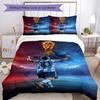 Messi Bedding Set Breathable Duvet Cover with Pillowcases Decorative Bed Linen for Bedroom Home Decoration Birthday Gift