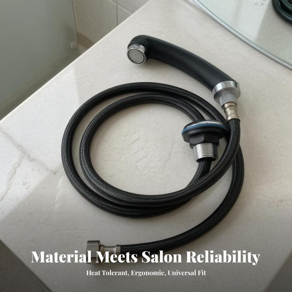 Salon Shampoo Sprayer Black Bowl Spray Head Universal Fit