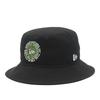 New Era Golf Bucket Hat GF BUCKET01 Circle Logo Black Cotton Unisex M/L All Season