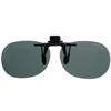 BREAKER Polarized UV-Cut Clip-On Sunglasses, Smoke, Round, Medium Size 9347-02
