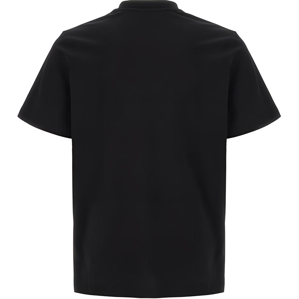 Moncler SS25 Logo Comfortable Fitted Versatile Crew Neck Short Sleeve T-Shirt Men T-Shirts Black K1-091-8C00052-89AJS-F98
