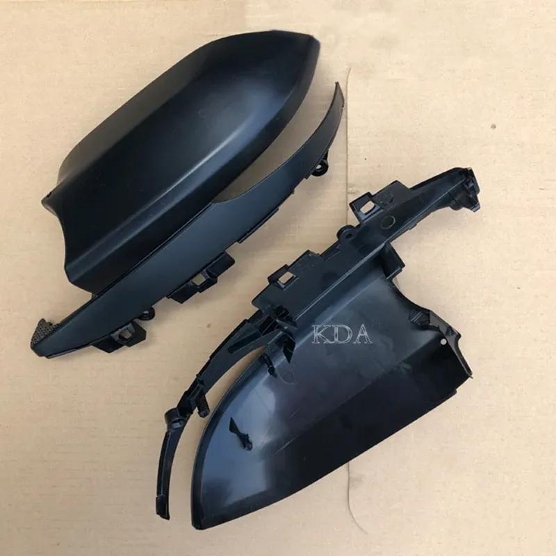 Auto Left Right Rear Heated Mirror Glass Cover Frame Turn Signal Light for Toyota Highlander 2015- KLUGER MK3 XU50 2015-2018