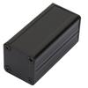 Aluminum Enclosure PCB Instrument Shell Electronic Cooling Box Black 25*25*50mm