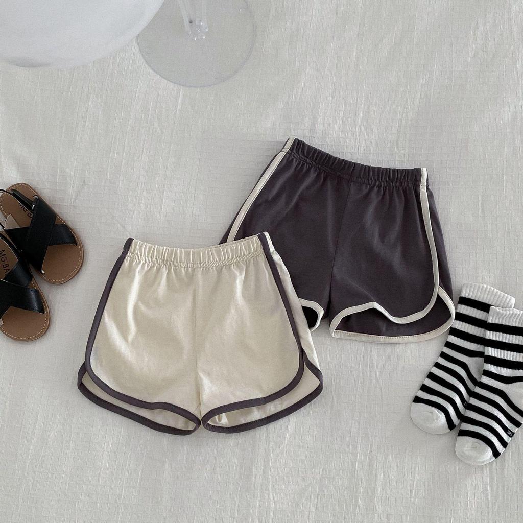 Korean Style Summer Set for Toddlers 0-2 Years: Cotton Sleeveless Vest and Shorts