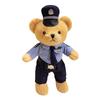 Police Bear Doll Traffic Police Bear Doll Fire Bear Teddy Bear Plush Toy Publicity and Education Activity Gifts