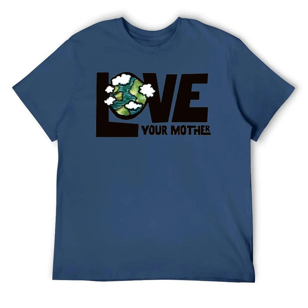 Mother's Day Love Your Mother Earth Men's Triblend Fresh T-shirt Sport T-shirts Hipster Sarcastic Fitness Eur Size