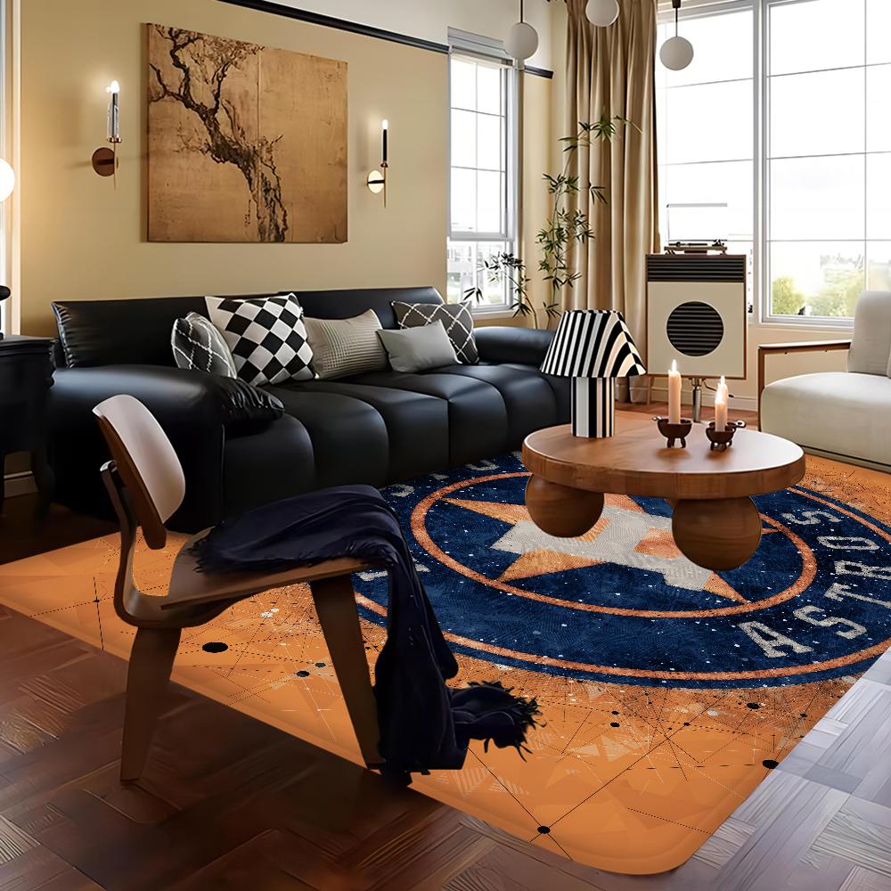 H-HOUSTONS ASTROS Floor Mat INS Style Soft Bedroom Floor House Laundry Room Mat Anti-skid Household Carpets