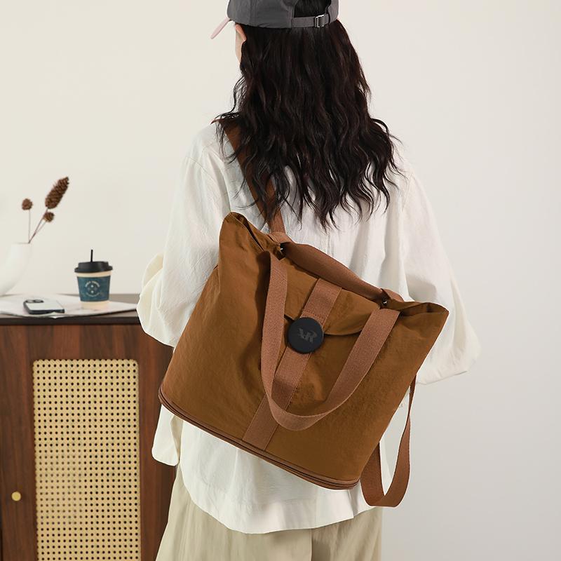 Multifunctional Nylon Bag Women's Lightweight Large Capacity Shoulder Tote Bag Multifunctional Backpack