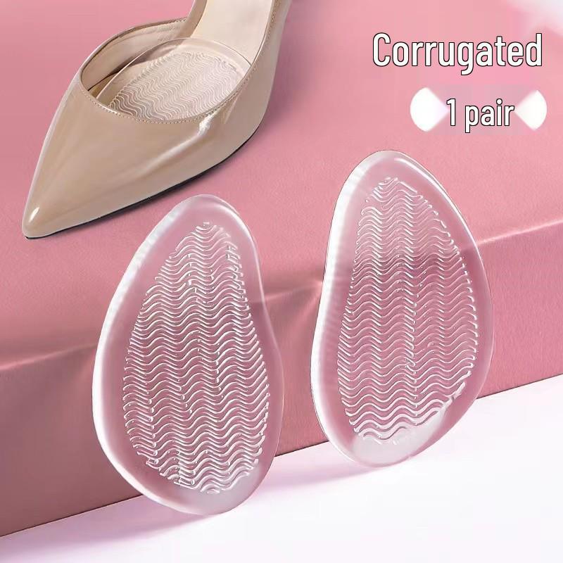 Silicone Forefoot Pad: Transparent, Non-Slip, Super Soft, Thickened, Adjustable Size, Anti-Pain Insole