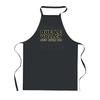 Kitchen Apron - Volley Be with You - Black - Cotton - Breton Print