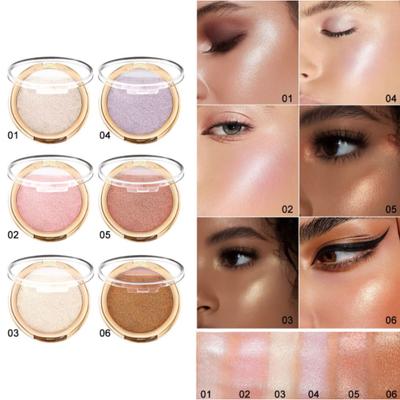 3 w 1 paleta rozświetlaczy do konturowania, rozświetlaczy, bronzerów i różu