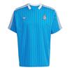 Real Madrid TERRACE ICON Tamanho KKW79 [Adidas] Camisa 25/26, 4XL, Bluebird/Branco (JN3060)