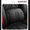 1PC 5D Full Cover Premium Leather Car Seat Covers for Front Seats - Comfortable & Wear-Resistant, Universal Fit for Front Seats