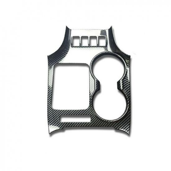 Carbon Fiber Car Gear Shift Box Panel Cover Trim Fits Toyota Highlander 2015-19