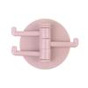 Universal Plastic Towel Hook 3-Split Rotating Holder Bathroom Door Back Hanger
