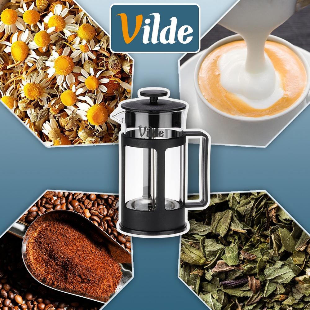 Glass piston coffee and tea maker 350 ml