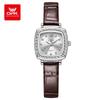 OPK 6061 Women's Quartz Wrist Watches Fashion Elegant Ladies Dress Watch Comfortable Leather Strap Waterproof Watches For Woman