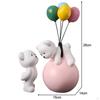 Balloon Bear Figurine Resin Statue for Cabinet TV Stand Shelf Living Room Bedroom Decor