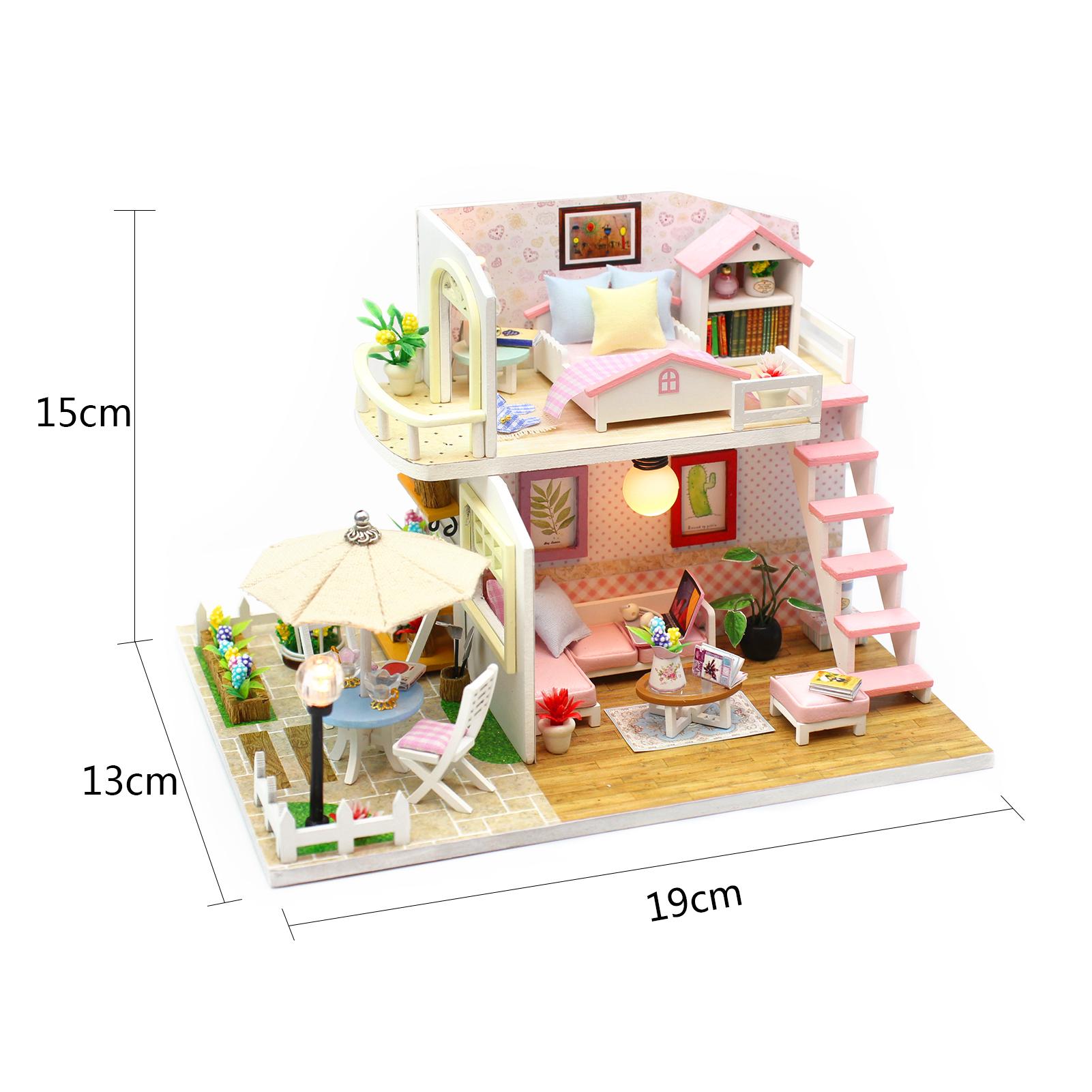 Кукольный домик Миниатюрный деревянный кукольный домик своими руками с мебелью — фото 10