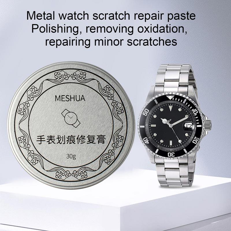 30g Scratch Remover Metal Watch Jewelry Polishing Cream Polish Metal Tools Suitable for Watch Jewelry Cleaning Grinding Paste