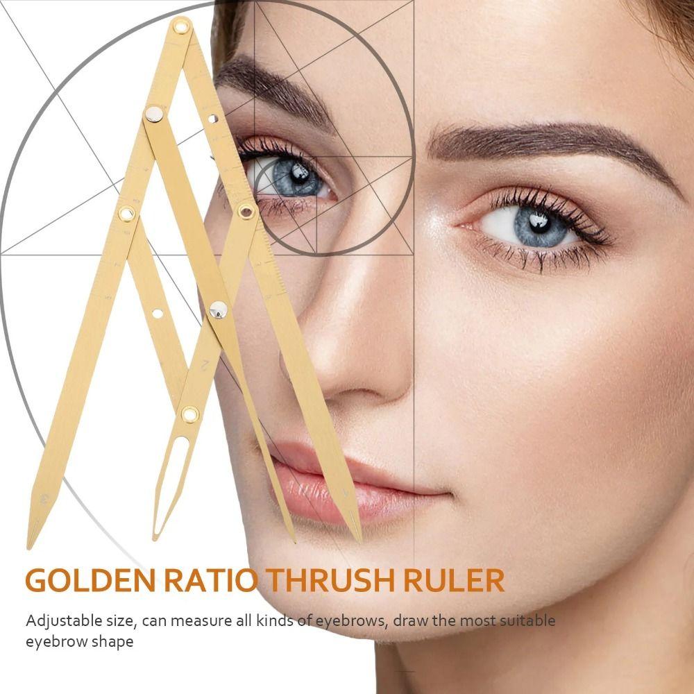 Reusable Eyebrow Level Ruler Balance Shaper Eyebrow Stencil Template  Drawing Tool