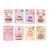 8Pcs Diy Stickers Puzzle Face Changing Stickers Animal Assemble Game Montessori Cognition Educational Toys For Children Kids