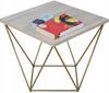 Wire Table 2K40 Golden Oak Sonoma