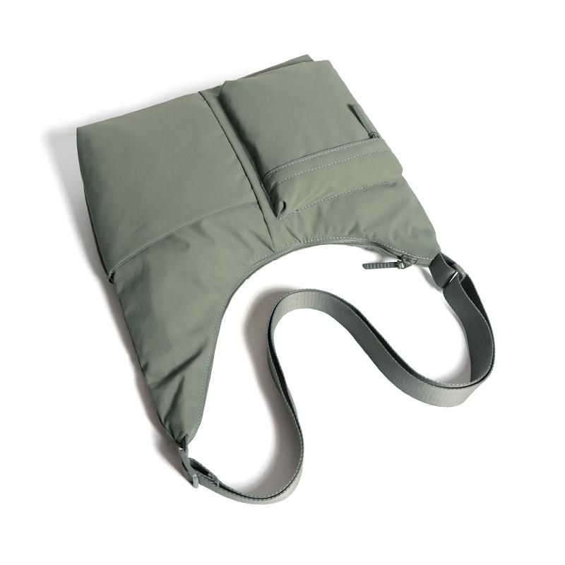 Multi-Pocket Sports Crossbody Bag Large Capacity Student Class Commuter Shoulder Bag