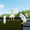 Cute Cartoon Goose Creative Car Dashboard Display Decoration Ornament