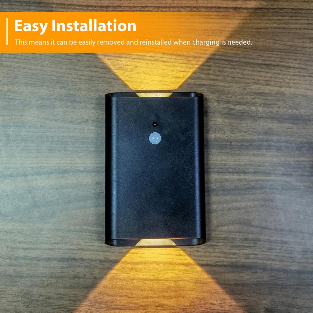 Rechargeable Motion Sensor Night Light 5000mAh with Remote Control Rechargeable Stair Lights for Bedroom Hallway Stairs Cabinets