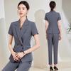 Damski garnitur blezerowy w stylu koreańskim z wyższej półki do profesjonalnego i casualowego noszenia latem