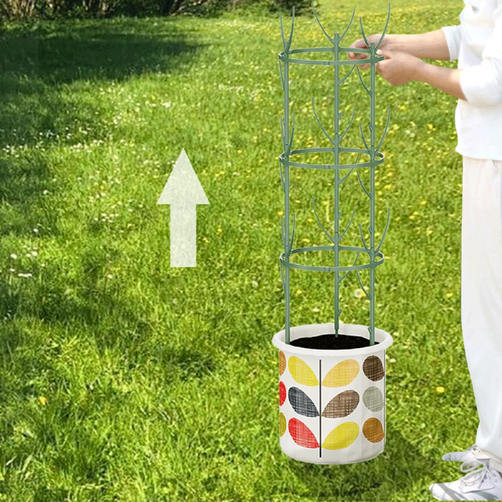 Wetterbeständige Pflanzenstütze Pflanzenstützstäbe für Kletternde Monstera Ranken Stapelbare Gartenaccessoires für Innen