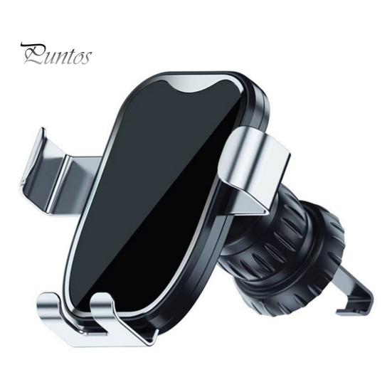 

Универсальный автомобильный держатель для телефона, вращение на 360 градусов, противоскользящий, стабильный, работает одной рукой, гравитационное вентиляционное отверстие, автомобильная подставка для телефона чёрный