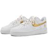 Nike Air Force 1 Air Force 1 Abrasion Resistant Balance Low top Skateboard Shoes Unisex White Gold CW2288-111(Team55-)