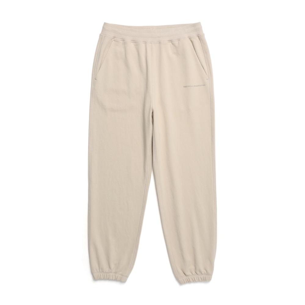 National Geographic N241Upt030 Pita Semi-Overfit Training Jogger Pants Oak Beige