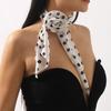 New Long Scarf High Grade Leopard Print Polka Dot Rose Fashion All Match Scarf Neck Decoration