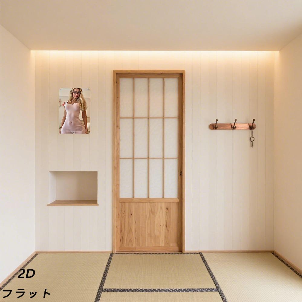 Retro Metal Iron Sign 8in*12in Vintage Blonde Woman Pink Dress Wall Poster Man Cave Garden Yard Wall Decoration