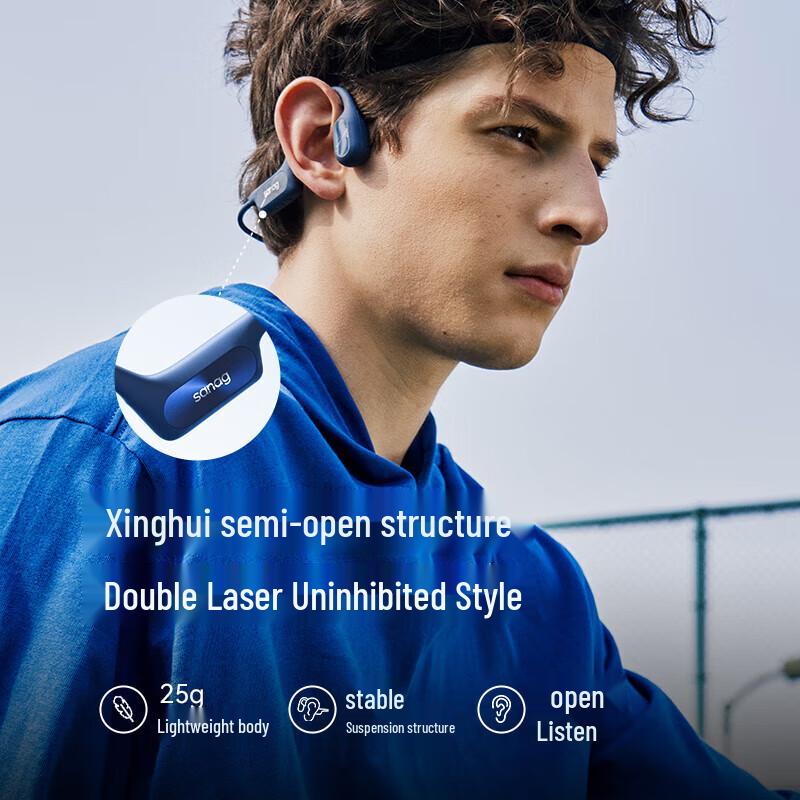 SANAG B51S Pro Bone Conduction Sports Headphones