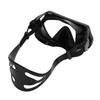 Adults Adjustable Snorkeling Set Snorkel Goggle Breathing Tube Set Adults Snorkeling Gear for Swimming Training Black