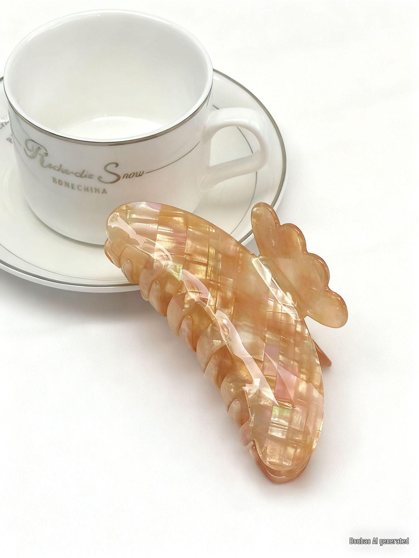 

Korean Style Colorful Acetate Hair Claw Clip for Women - Large, Exquisite Shark Clip Accessory