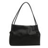 Stylish Pu Tote Bag For Women With Chic Design Soft Leather Shoulder Bag In Black Pink White Khaki