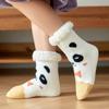 Women Print Thickened Fleece Non- Winter Carpet Socks Floor Socks Snow Socks