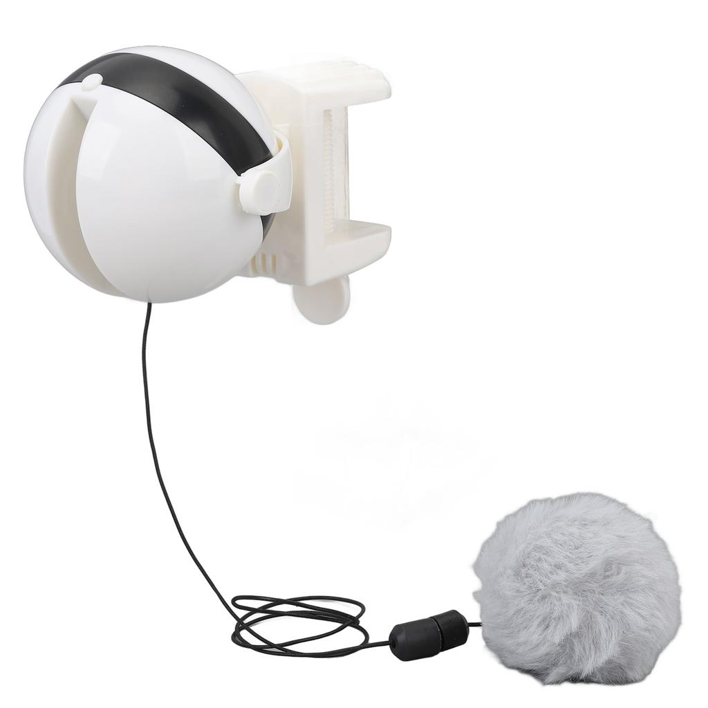 Cat Automatic Lifting Ball Interactive Adjustable Base Cat Retractable Rope Lifting Ball Toy for Hom