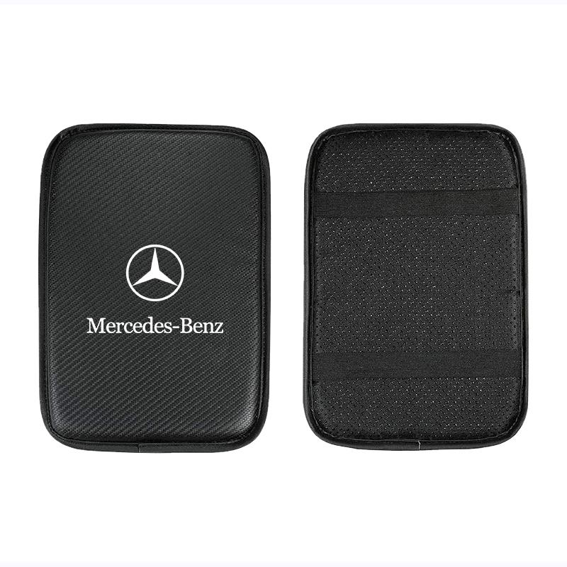 1Pcs Car Armrest Box Mats Leather Center Console Covers Styling For Mercedes-Benz V177 W247 W176 W177 W207 W203 W204 GLA GLC X253 GLK Class