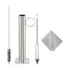 For Syrup Testing Metal Syrup Hydrometer Complete Cleaning Solution Set Baume Hydrometer Food-grade Stainless Steel