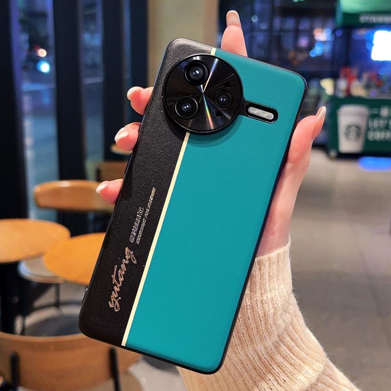 Luxury Fluorescent Phone Case For Xiaomi Redmi K80 Pro Cover Leather TPU Shockproof Coque For Xiaomi Redmi K80 Pro Cases Fundas